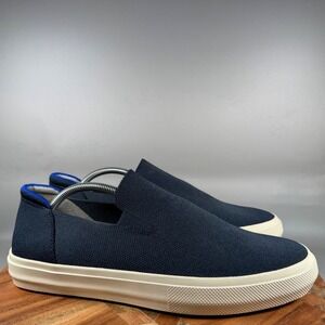 Rothys The Original Navy Blue Slip On Mens 11.5 Womens 13 Washable Flat Sneakers